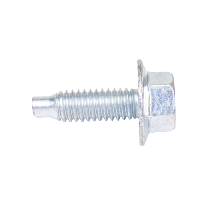Machine Screw, Indented Hex Washer Head, Unslotted Drive, 5/16"-18 UNC x 1" Length, Steel Zinc Plated Trivalent by Spaenaur Inc.
