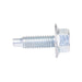 Machine Screw, Indented Hex Washer Head, Unslotted Drive, 5/16"-18 UNC x 1" Length, Steel Zinc Plated Trivalent by Spaenaur Inc.