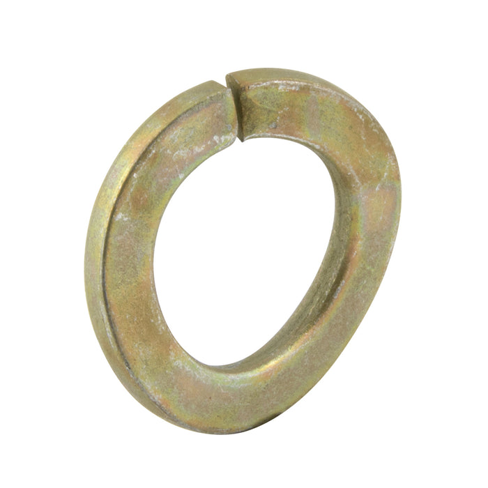 Twisted Split Lockwasher DIN 128B M12 Spring Steel Yellow Zinc Plated DIN 128B/ST-YZ M12 by Spaenaur Inc.