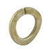 Twisted Split Lockwasher DIN 128B M10 Spring Steel Yellow Zinc Plated DIN 128B/ST-YZ M10 by Spaenaur Inc.