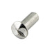 Truss One Way Slot Barrel Nut #10-24 UNC x 1/2" LONG Brass, Chrome Plated by Spaenaur Inc.