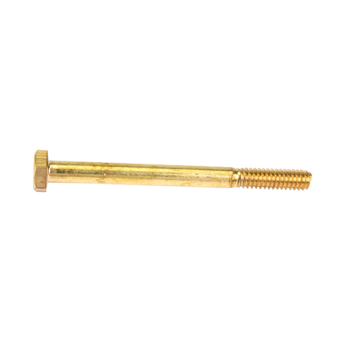 Hex Head Cap Screw 1/4"-20 UNC x 1 1/2" Brass ANSI B18.2.1-1981 by Spaenaur Inc.