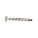 Tapping Screw, Pan Head Slotted Drive, Type AB, #8 x 1/2" Length, Stainless Steel by Spaenaur Inc.