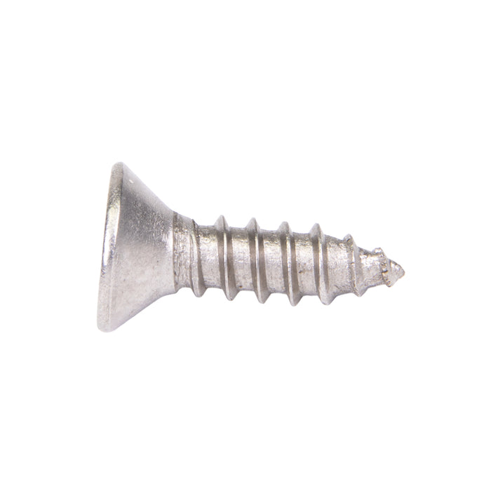 Tapping Screw, Flat Head Torx TR20 Drive, Type AB, #8 x 3/4" Length, Stainless Steel