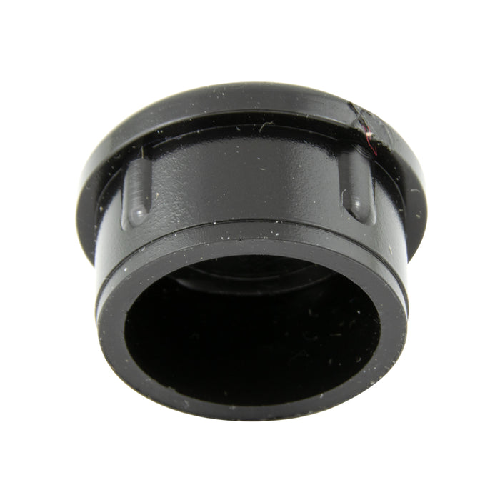 Bouchon rond 16-18 GA x 1 po de diamètre extérieur de base en polyéthylène noir de Spaenaur Inc.