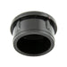 Bouchon rond 16-18 GA x 1 po de diamètre extérieur de base en polyéthylène noir de Spaenaur Inc.