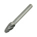 Carbide Burr, Aluminum Cut Round Nose Tree Shape 3/8" DIA x 3/4" LGTH x 1/4"Shank by Spaenaur Inc.