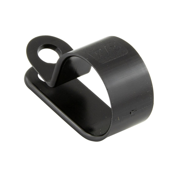 Serre-câble 3/4 po de diamètre intérieur x 1/2 po de largeur, nylon 6/6 noir, par Spaenaur Inc.