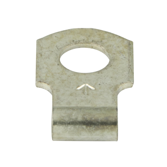 Flag Ring Terminal, Non-Insulated Wire Size 12-10 GA.,Hole DIA 13/64" Stud Size 8-10 Copper Alloy Chromate Plated by Spaenaur Inc.