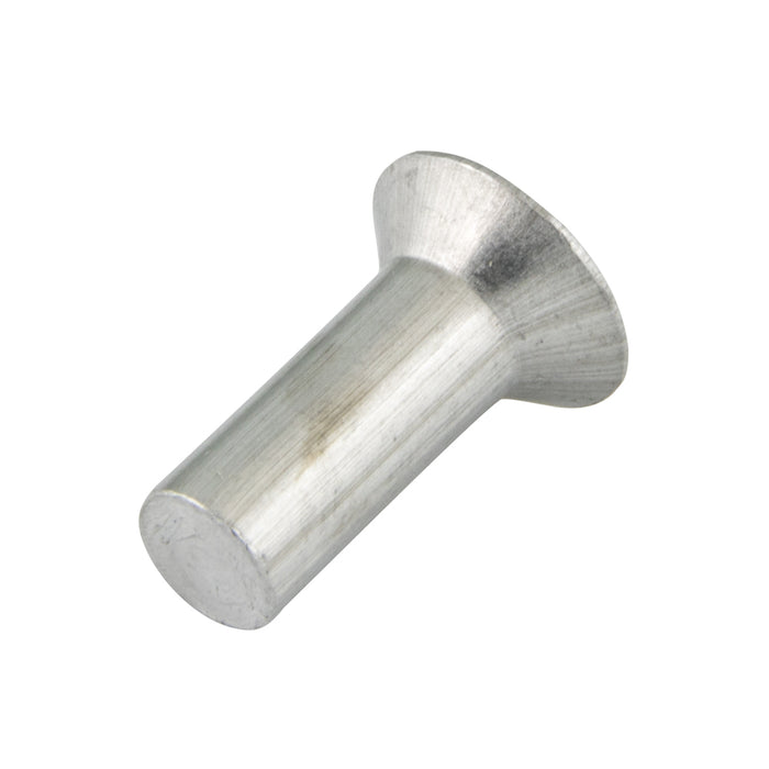 Rivet plein à tête fraisée à 90 degrés HD 1/8 po de diamètre x 5/16 po de longueur Aluminium-1100F Finition lisse par Spaenaur Inc.