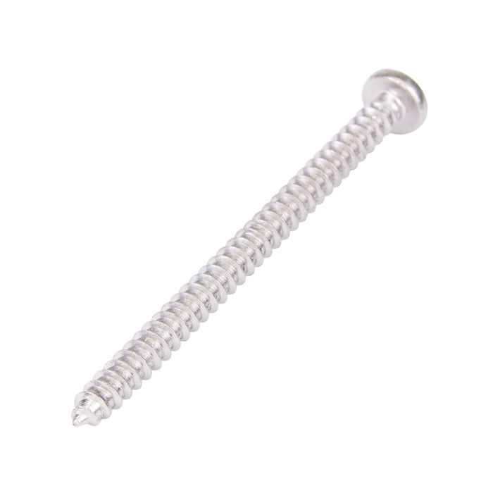 Vis autotaraudeuse, tête cylindrique à empreinte cruciforme, type A, n° 6 x 1-1/2 po de longueur, acier inoxydable