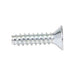 Tapping Screw, Flat Head Square Socket Drive, Type B, #10 x 3/4" Length, Steel Zinc Plated by Spaenaur Inc.