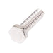 Machine Screw, Hex Head, Unslotted Drive, #10-24 UNC x 1/2" Length, Stainless Steel by Spaenaur Inc.