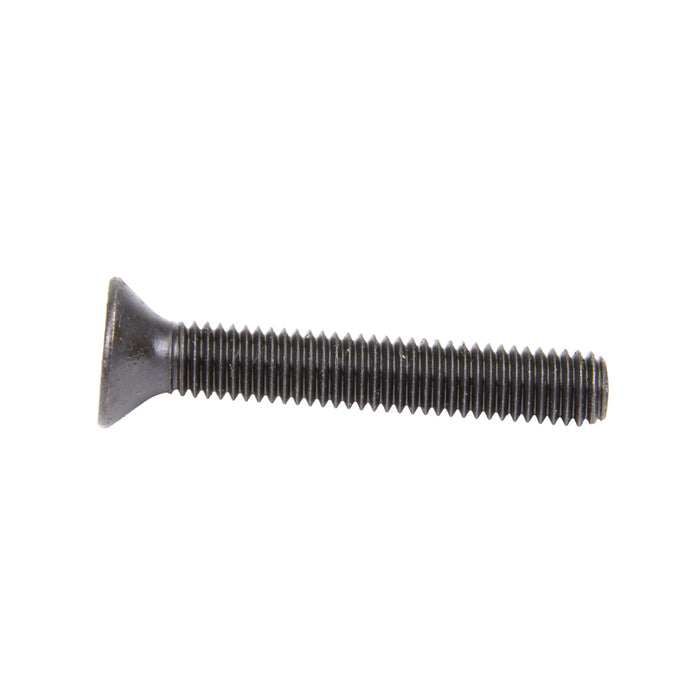 Security Screw, Flat Head Torx TR25 Drive, #10-32 UNF x 1/2" Length, Steel Plain by Spaenaur Inc.