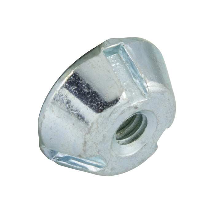 Écrous inviolables n° 10-32 UNF x 0,661 po de diamètre extérieur x 0,250 po d'épaisseur, en acier à faible teneur en carbone, revêtement Cad plaqué par Tampruf™