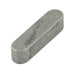 Shaft Key 6mm W. x 4mm H. x 20mm Length C45K Carb Steel Plain DIN 6885A/ST 6X4X20 by Spaenaur Inc.