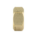 Hexagon Jam Nut, Finished 1/4"-20 UNC (7/16" A/F x 5/32" TH) Brass Plain ANSI B18.2.2-1986 by Spaenaur Inc.