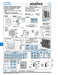 Charnière réglable série 300 1,44 po x 1,69 po acétal noir par SouthCo