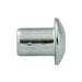 Écrou borgne Rampa® de type RTL, empreinte hexagonale de 4 mm, M6 x 1,00 mm, diamètre de tête de 15 mm (tête champignon), diamètre du corps de 9 mm x longueur sous tête de 12 mm, en acier zingué par Rampa®