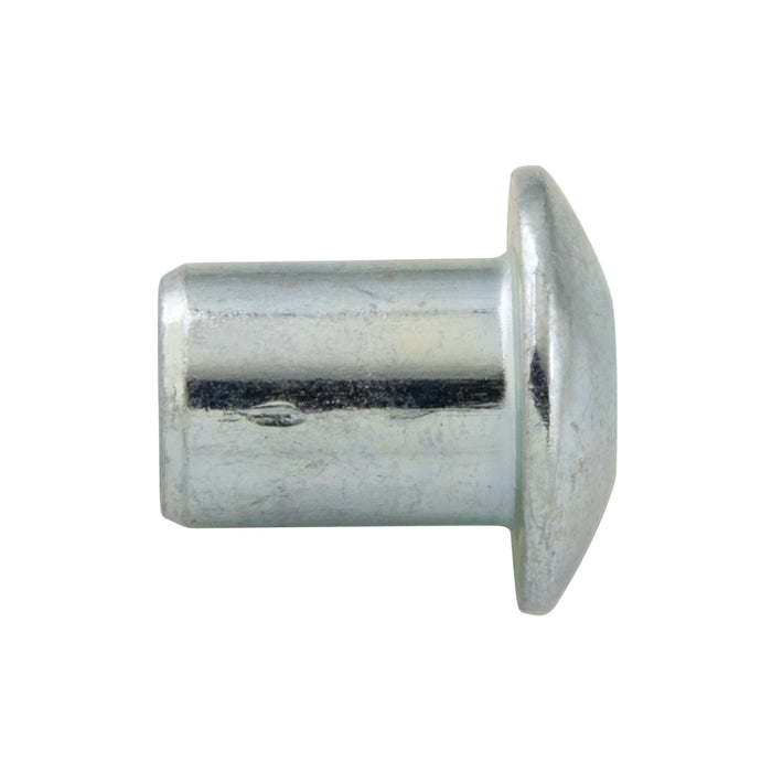 Rampa® Cap Nut Type RTL, 5 mm Hex Drive, M10, 20 mm Head Diameter(Mushroom Head), 13 mm Body Diameter x 13 mm Length Under Head, Steel Zinc Plated