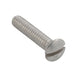 Machine Screw, Oval Head, Slotted Drive, #10-24 UNC x 1" Length, Aluminum Natural by Spaenaur Inc.
