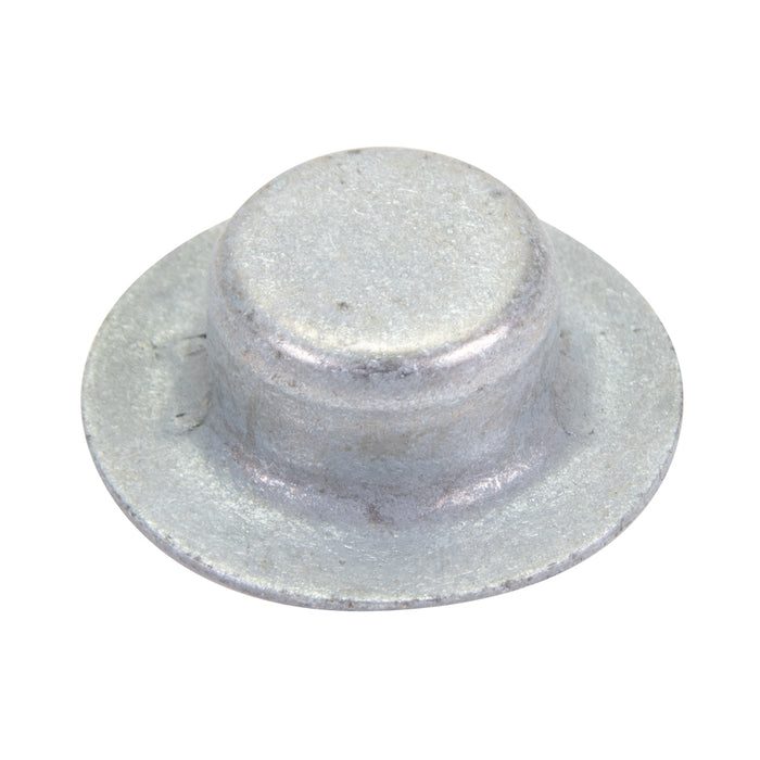 Écrou à pousser de type rondelle pour tige de 1/4 po, diamètre de rondelle 9/16 po, hauteur totale 0,205 po. Acier électrozinc chromate Pw-250009-Ebg par Spaenaur Inc.