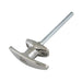 Locking T-Handle, 90 Degrees CLockwise to Open, Keyed Alike 1 3/4" Hole Centres Die-Cast, Bright Chrome Pl by Spaenaur Inc.