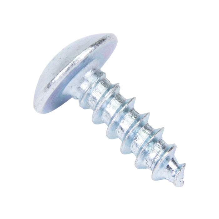 Tapping Screw, Truss Head Square Socket Drive, Type A, #10 x 1/2" Length, Low Carbon Steel Trivalent Zinc Plated by Spaenaur Inc.
