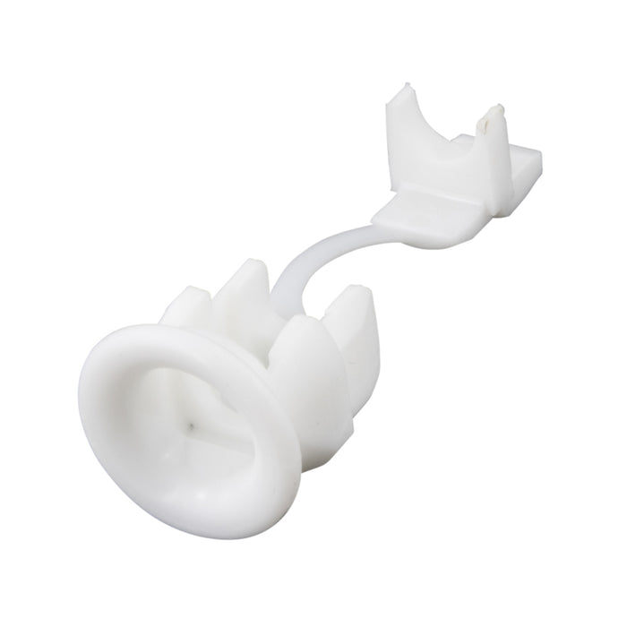 Bell-Mouth Strain Relief Bushing for Flat Cables Csa# Sr4N-5 .465" Mounting Hole DIA Nylon White