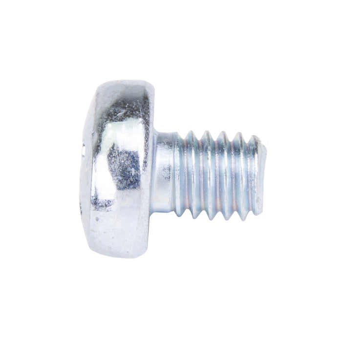 Machine Screw, Raised Cheese Head, Phillips Drive, M2.5 x 0.45 mm UNC x 25 mm Length, Steel Zinc Plated
