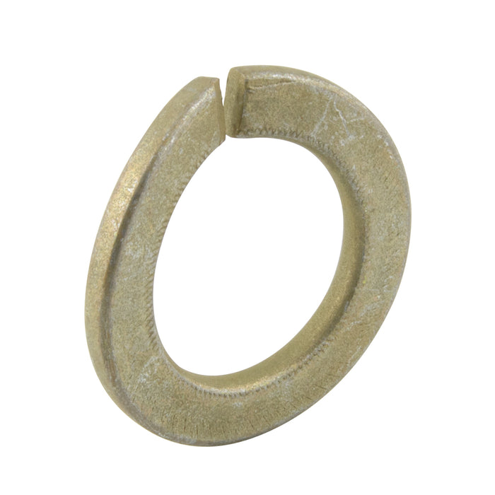 Bowed Split Lockwasher DIN 128A M14 Spring Steel Yellow Zinc Plated DIN 128A/ST-YZ M14