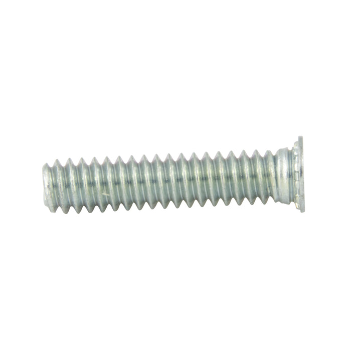 Goujon auto-serrant n° 10-24 UNC x 7/8" LGTH en acier au carbone traité thermiquement, zingué transparent, conforme à la norme ASTM B633-85, fabriqué par Spaenaur Inc.