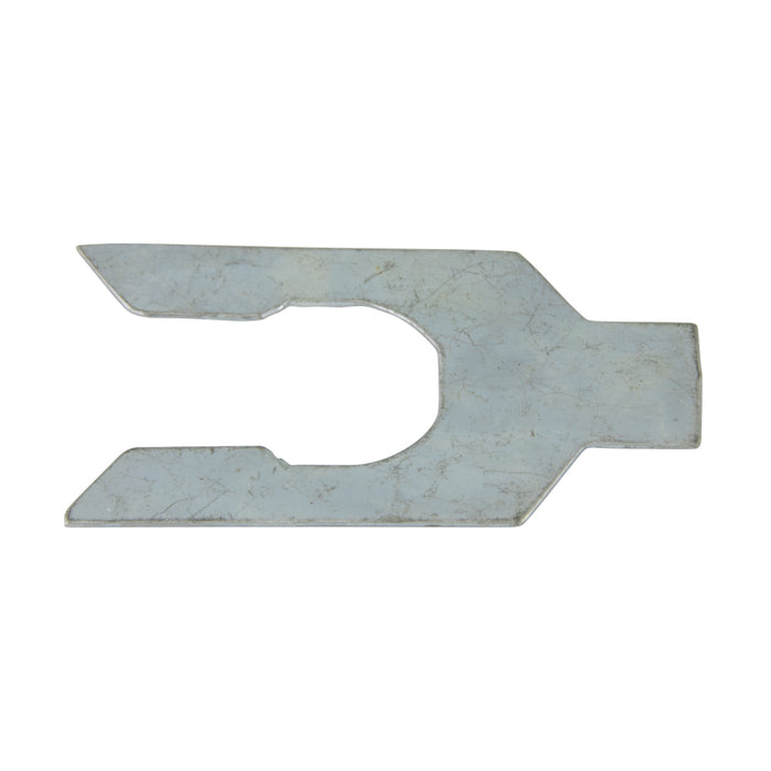 Shim, Caster-Camber, 1 15/32" LG x 15/16" W., 3/16" Thickness, 7/16" Slot Width Low Carbon Steel Zinc Plated
