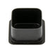 Square Plug, for Square Metal Tubing for 1" x 20 Gauge Tube Low Density Polyethylene Black by Spaenaur Inc.