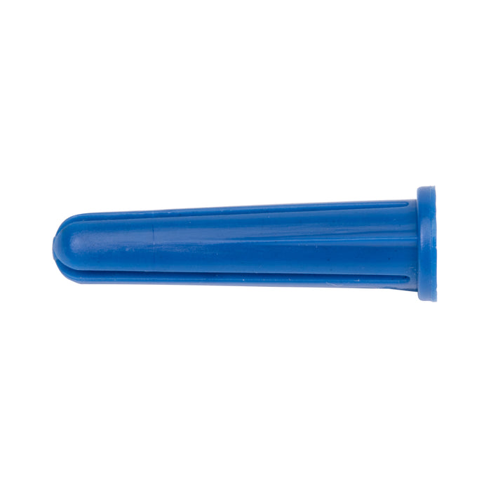 Conical Screw Anchor, Plastic Blue, #14-16 x 1 3/8", Drill Size 5/16" by Spaenaur Inc.
