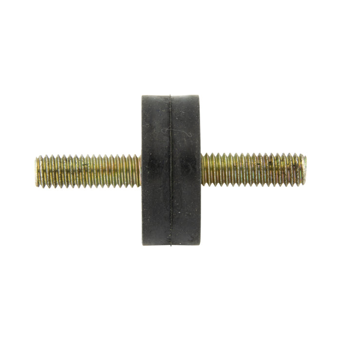 Support antivibration à boulonner, diamètre 9/16 po, avec vis 10-32 (2 extrémités), caoutchouc naturel noir, dureté 40-50, par Spaenaur Inc.
