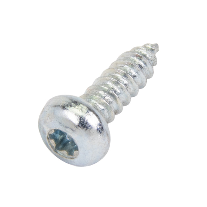 Tapping Screw, Pan Head Torx TR20 Drive, Type AB, M4.8 x 19.0 mm Length, Low Carbon Steel Trivalent Zinc Plated by Torx®