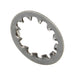 Vis à rondelle de blocage à denture interne (plate), taille M2 (diamètre intérieur : 2,2 mm ; diamètre extérieur : 4,5 mm ; épaisseur : 0,3 mm), en acier au carbone traité thermiquement, sans filetage, conforme à la norme DIN 6797J/ST M2, fabriquée par Spaenaur Inc.