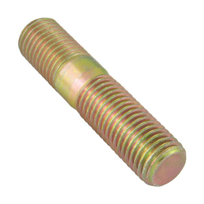 Stud, DIN 938 M10 x 100mm Steel Yellow Zinc Plated DIN 938/ST-YZ M10X100 by Spaenaur Inc.