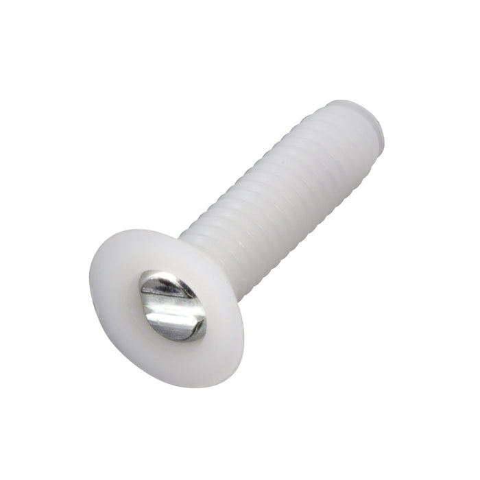 Machine Screw, Flat Head, Slotted Drive, #6-32 UNC x 1/4" Length, Steel Electro Zinc Plated or Cadmium Plated by Spaenaur Inc.