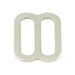 Webbing Buckle, Flat Metal Style for 3/4" Wide Webbing Steel Nickel Plated by Spaenaur Inc.