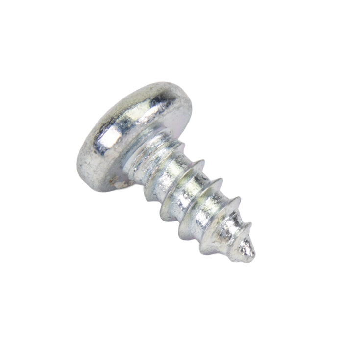 Tapping Screw, Pan Head Square Socket Drive, Type A, #10 x 1-1/2" Length, Low Carbon Steel Trivalent Zinc Plated by Spaenaur Inc.
