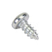 Tapping Screw, Pan Head Square Socket Drive, Type A, #10 x 1-1/2" Length, Low Carbon Steel Trivalent Zinc Plated by Spaenaur Inc.