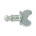 Wing Head 1/4 Turn Stud Grip Range .130-.149", 1.13" Head OD, Steel Zinc Alloy Chromate by SouthCo