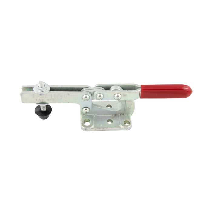 Red Head Horizontal toggle Clamp 7.25" O/A LGTH, 500 Lbs. Capacity Malleable Iron Base Finish Zinc Plate (Mfg Option) by Spaenaur Inc.