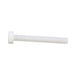 Machine Screw, Hex Head, Unslotted Drive, M8 x 1.25 mm UNC x 16 mm Length, Nylon Natural by Spaenaur Inc.
