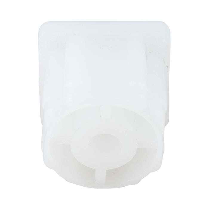 Plug Glide for 16/18 Gauge Square Tube 1-1/8" x 5/16"-18 Polyethylene Natural Color by Spaenaur Inc.