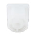 Plug Glide for 16-18 Gauge Sq Tube 1-1/4" x 1/4"-20 Polyethylene Natural Color by Spaenaur Inc.