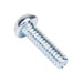 Machine Screw, Round Head, Square Socket Drive, #10-32 UNF x 1/4" Length, Steel Zinc Plated Trivalent by Spaenaur Inc.