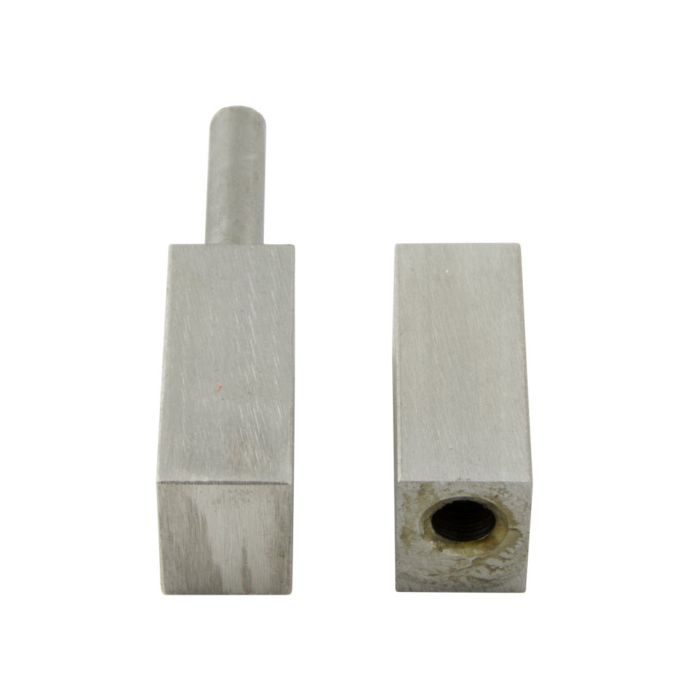 Block' Hinge for Offset Doors, Medium Size (76mm total Length) Holes T ...